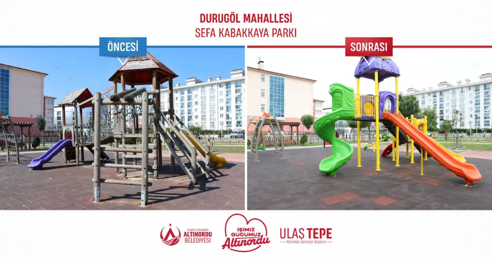 SİL BAŞTAN YENİLENEN PARK SAYISI 16’YA ULAŞTI