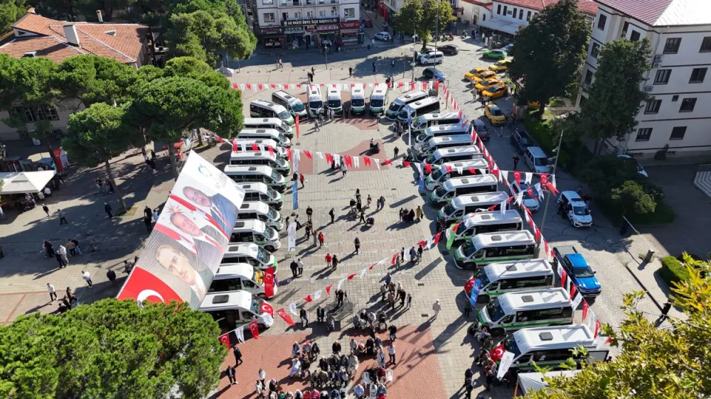 ÜNYE’DE TOPLU TAŞIMA SİSTEMİ BAŞLADI